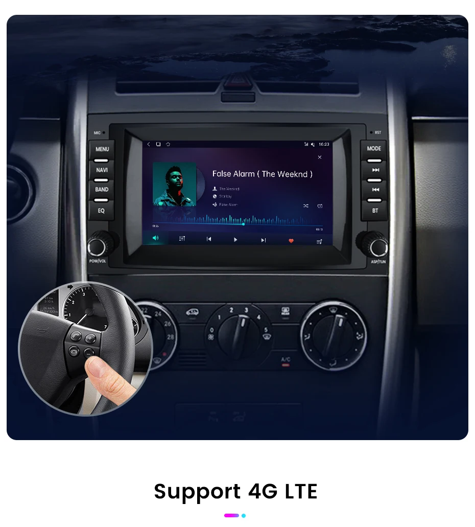 Junsun Wireless Carplay Android Auto Auto intelligente Systeme für Mercedes Benz B200 Klasse Sprinter W906 Viano Vito W639 GPS Auto