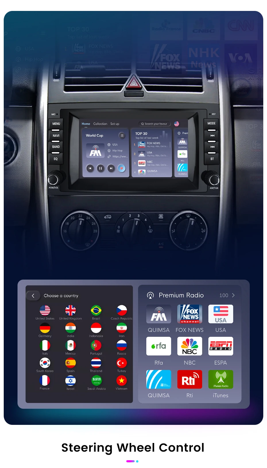Junsun Wireless Carplay Android Auto Auto intelligente Systeme für Mercedes Benz B200 Klasse Sprinter W906 Viano Vito W639 GPS Auto