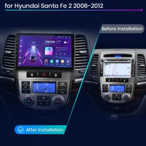 Alternative view of Android Autoradio für Hyundai Santa Fe 2 2007 2006-2015 GPS Carplay AndroidAuto