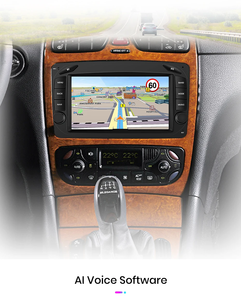 Junsun drahtlose Carplay Android Auto Auto intelligente Systeme für Mercedes Benz Clk W209 W203 W463 W208 W210 GPS Autoradio