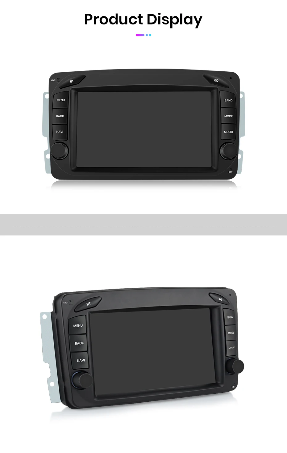 Junsun drahtlose Carplay Android Auto Auto intelligente Systeme für Mercedes Benz Clk W209 W203 W463 W208 W210 GPS Autoradio