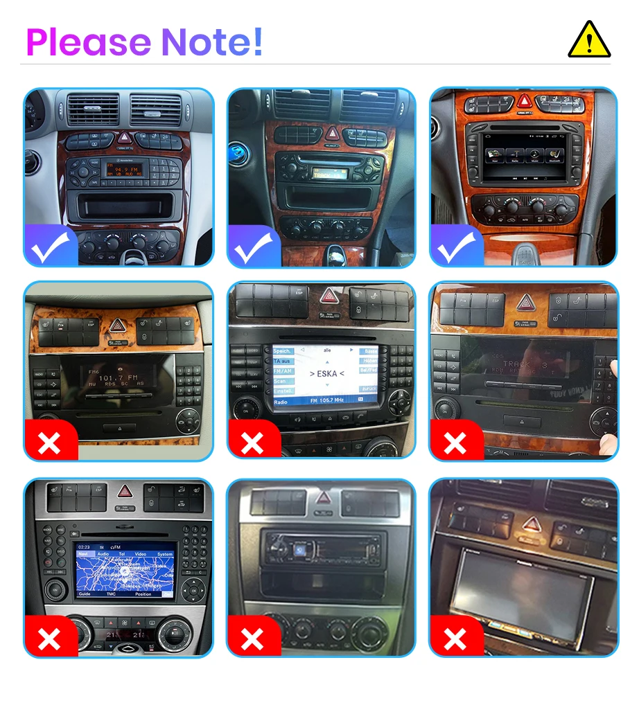 Junsun drahtlose Carplay Android Auto Auto intelligente Systeme für Mercedes Benz Clk W209 W203 W463 W208 W210 GPS Autoradio