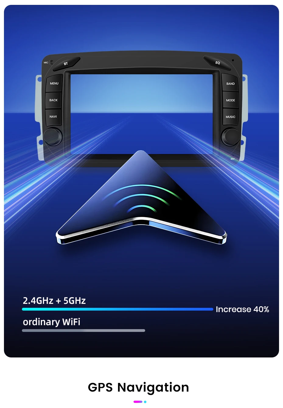 Junsun drahtlose Carplay Android Auto Auto intelligente Systeme für Mercedes Benz Clk W209 W203 W463 W208 W210 GPS Autoradio