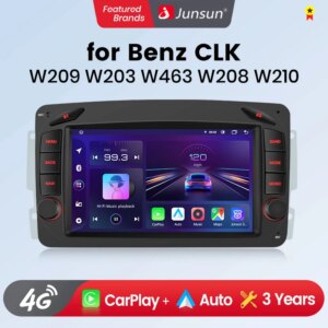 Android Autoradio für Mercedes Benz Clk W209 W203 W463 W208 W210 GPS Navi Carplay Android Auto