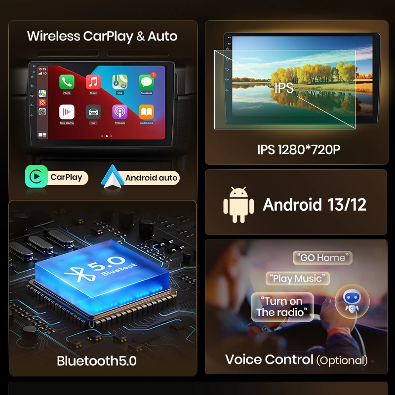 Android Autoradio für Hyundai Grand i10 2014 2011-2015 gps Carplay/Android auto – Bild 3