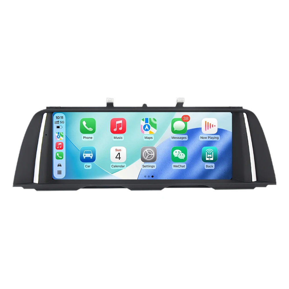 Linux Touchscreen Wireless CarPlay Android Auto Autoradio für BMW 5er F10 F11 2012-2017 CIC NBT WIFI BT Multimedia Player