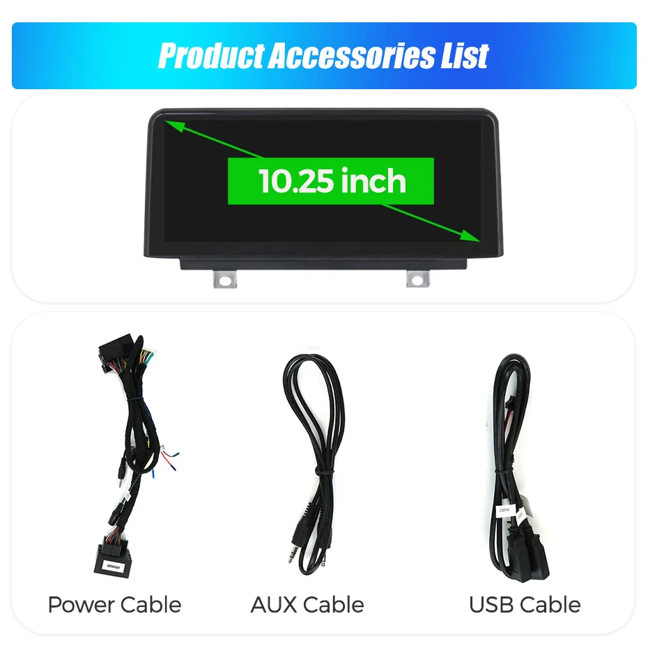 MEKEDE Android 14 Autoradio Für BMW 1 2 3 4 Serie F20 F21 F22 F30 F31 F32 F33 F34 F36 GPS Drahtlose Android Carplay Auto 4G WIFI