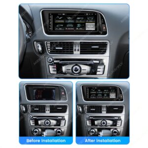Alternative view of Android14 Autoradio  Für Audi Q5 2009-2016 4G LTE BT DSP Multimedia Player 8 Core 128GB