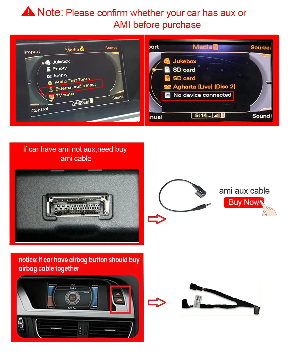 MEKEDE 4G LTE WIFI Android 14 Autoradio Für Audi Q5 2010-2017 Drahtlose CarPlay Android Auto Media Player DSP GPS BT All-in-One