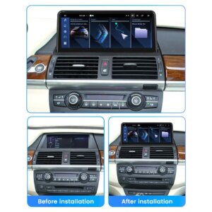 Alternative view of Android Autoradio für BMW x5 e70 x6 e71 2011-2015 cic ccc system carplay navigation 4g stereo