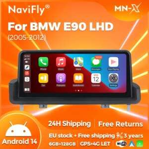 Android Autoradio für BMW 3er E90 E91 E92 E93 GPS  Idrive-Carplay-Android Auto