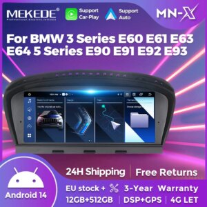 Android Autoradio für BMW 3er E60 E61 E63 5er E90 E91 E92 E93 4G DSP BT Carplay Auto Stereo