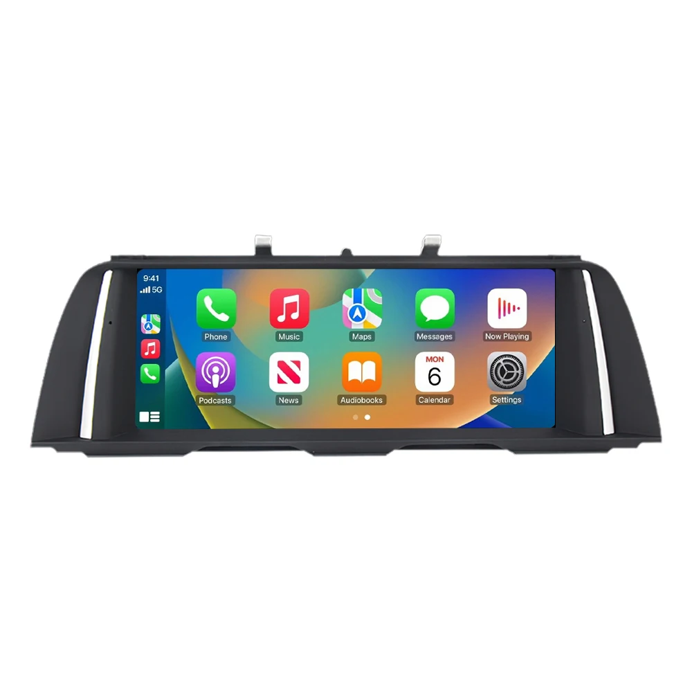 1920*720 Multimedia-Display-Bildschirm, kabelloses CarPlay, Android Auto für BMW 5er F10 F11 2012-2017, WIFI, BT, Airplay, Mirror Link