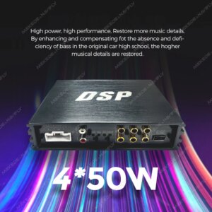 Alternative view of 4*50W 20-Pin Auto-DSP-Verstärker APP 32EQ-Einstellung für Android-Autoradio Multimedia-Videoplayer unterstützt HPF/LPF/AUX/USB/BT