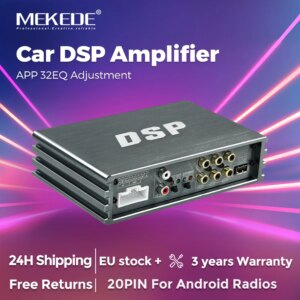4*50W 20-Pin Auto-DSP-Verstärker APP 32EQ-Einstellung für Android-Autoradio Multimedia-Videoplayer unterstützt HPF/LPF/AUX/USB/BT