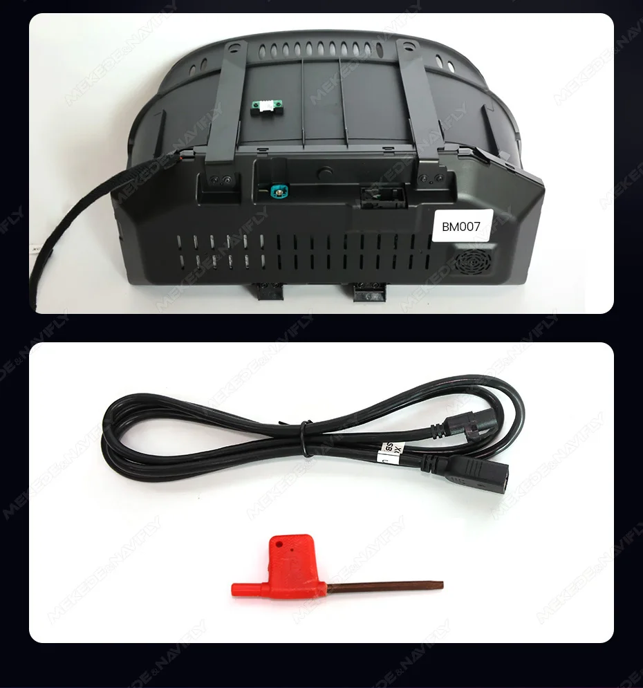 MEKEDE 12,3 Zoll LCD Digital Dashboard Für BMW 5/6 Serie E60 E61 E63 E64 2003-2010 CCC CIC System Blau Licht Bildschirm Kilometerzähler