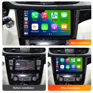 Alternative view of Android 14 Multimedia Video Player Für Nissan Qashqai J11 X-Trail 3 T32 2013-2017 GPS Carplay Auto DSP RDS WIFI