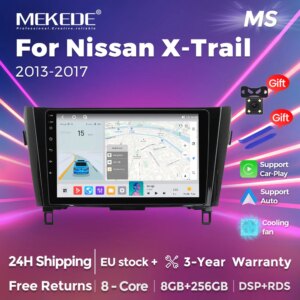 Android 14 Multimedia Video Player Für Nissan Qashqai J11 X-Trail 3 T32 2013-2017 GPS Carplay Auto DSP RDS WIFI
