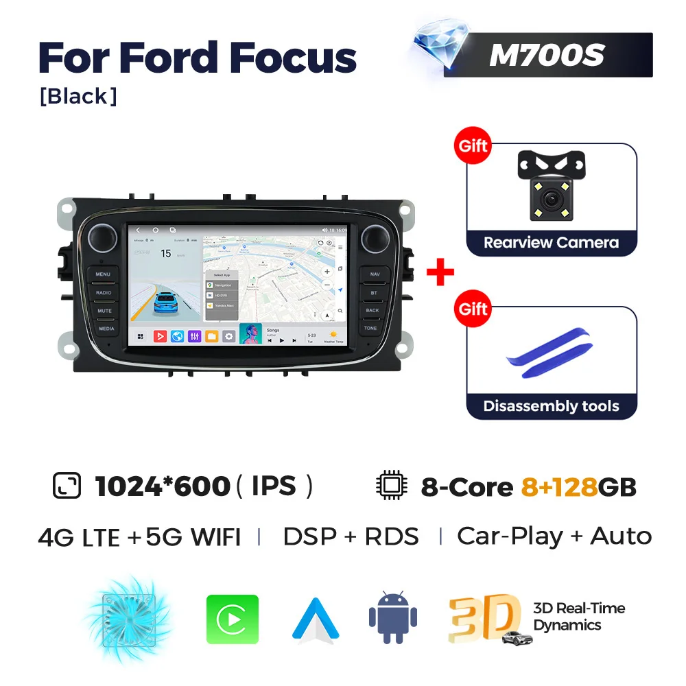 Schwarz 8-128GB M700S