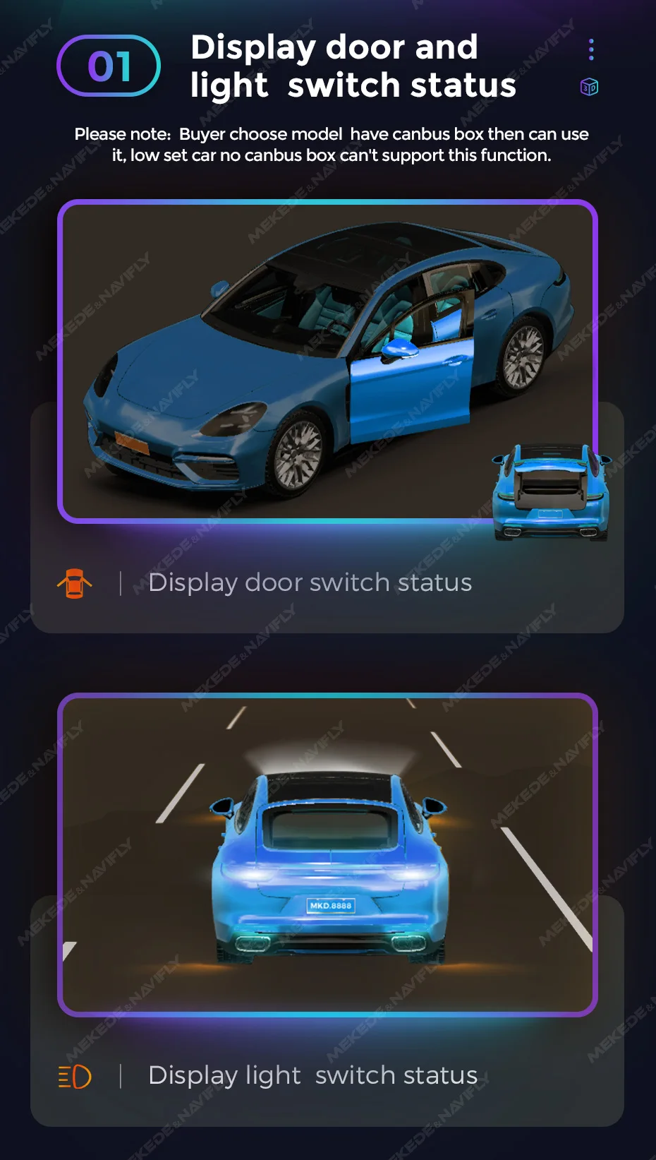 MEKEDE 8 Zoll 8 + 256 GB QLED Android 14 Autoradio für Volkswagen Passat B6 T5 B7 B5 Golf 5 6 Caddy Polo Jetta Skoda CarPlay DSP 4G