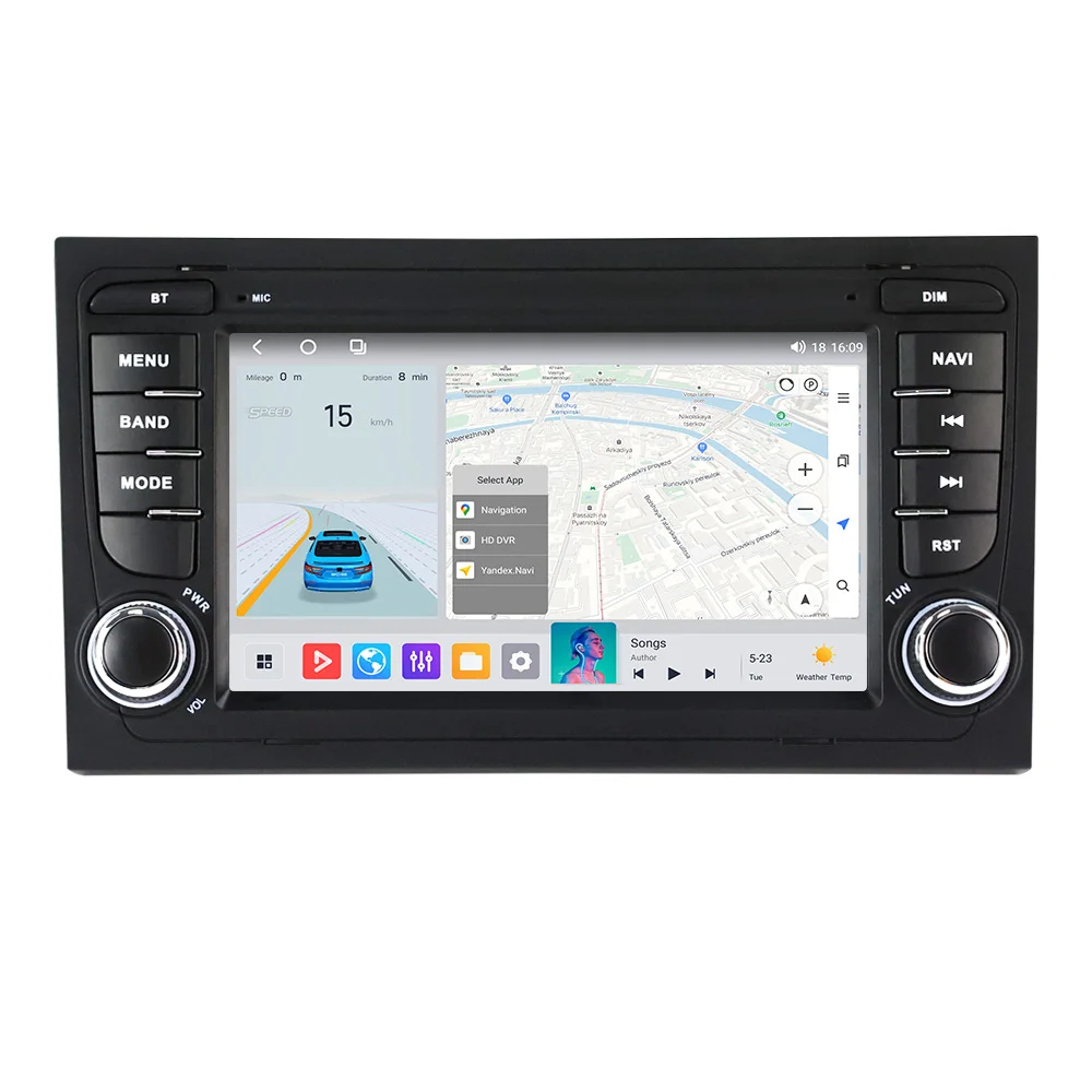 MEKEDE 2Din 7 Zoll Android 14 8 + 256GB Auto Radio Für Audi A4 B8 B7 B6 S4 RS4 2000-2009 SEAT Exeo 4G DSP RDS CarPlay GPS Autoradio