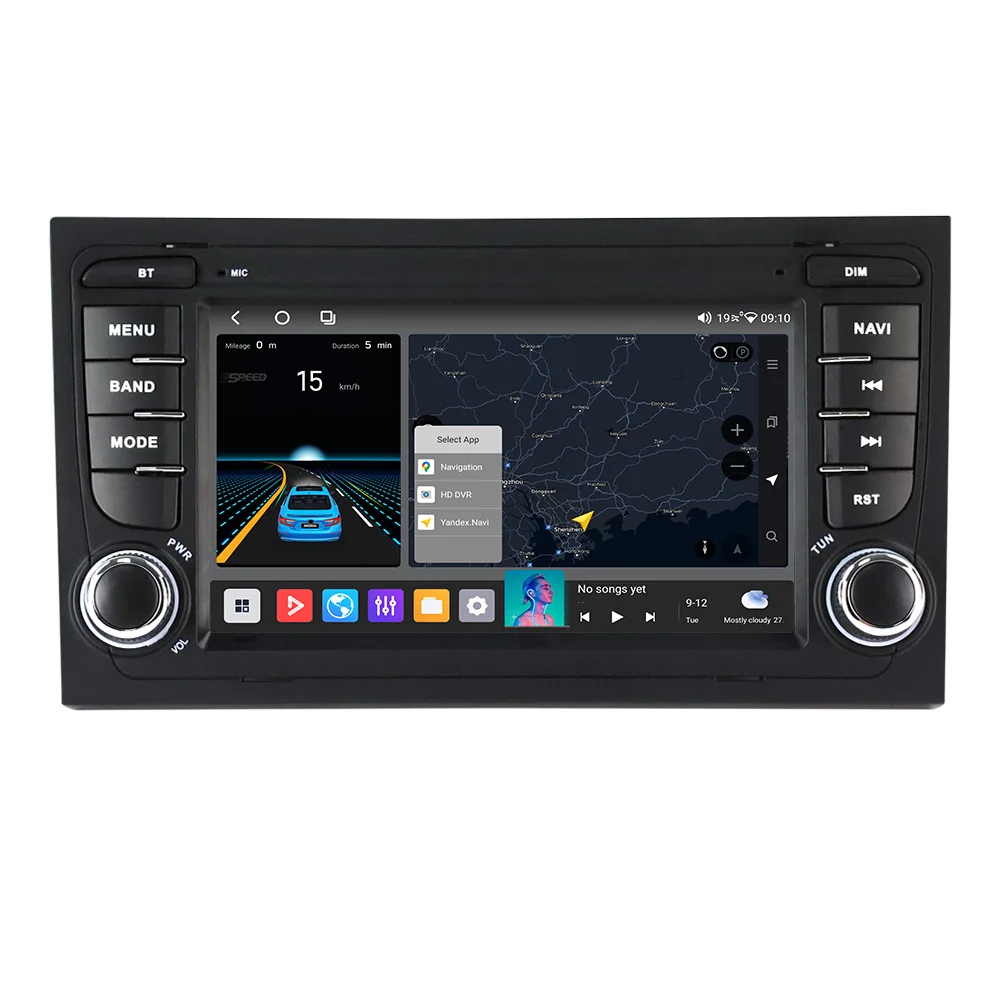 MEKEDE 2Din 7 Zoll Android 14 8 + 256GB Auto Radio Für Audi A4 B8 B7 B6 S4 RS4 2000-2009 SEAT Exeo 4G DSP RDS CarPlay GPS Autoradio