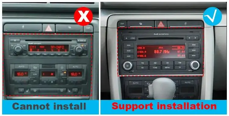 MEKEDE 2Din 7 Zoll Android 14 8 + 256GB Auto Radio Für Audi A4 B8 B7 B6 S4 RS4 2000-2009 SEAT Exeo 4G DSP RDS CarPlay GPS Autoradio