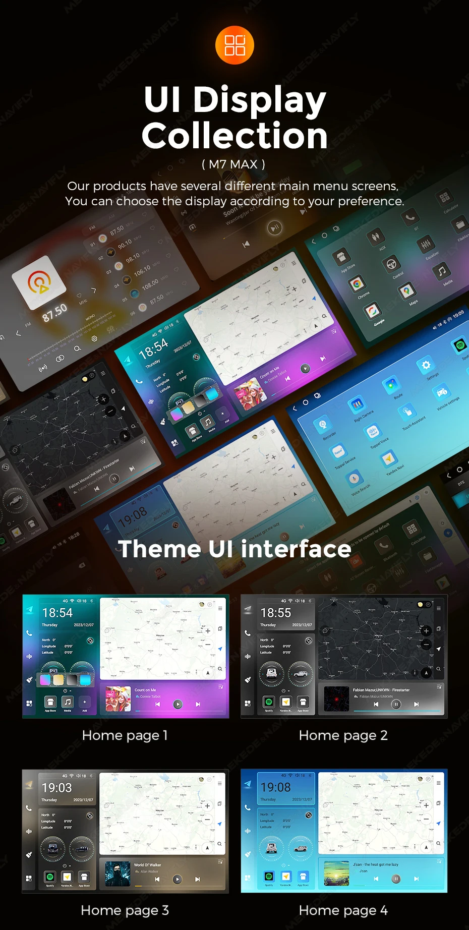 Navifly Drahtlose Carplay Android AUTO 2IDN Für VW Passat B6 B7 CC 2010-2015 Auto Intelligenz System Multimedia Player GPS SWC BT