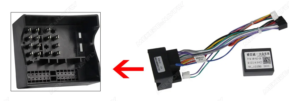 Navifly Drahtlose Carplay Android AUTO 2IDN Für VW Passat B6 B7 CC 2010-2015 Auto Intelligenz System Multimedia Player GPS SWC BT