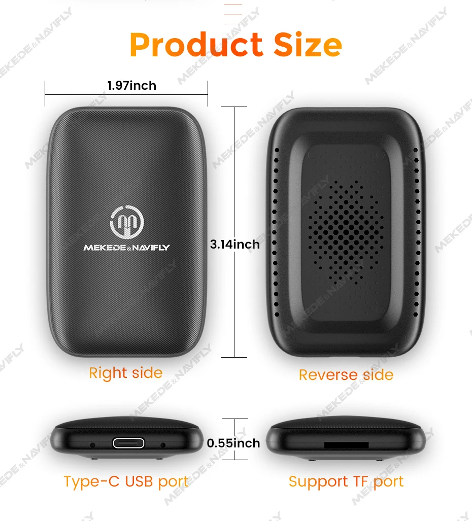 (Eu stock) navifly neue drahtlose Carplay Android Auto Adapter intelligente Mini-Box Plug-and-Play-WLAN schnell verbinden tf universal