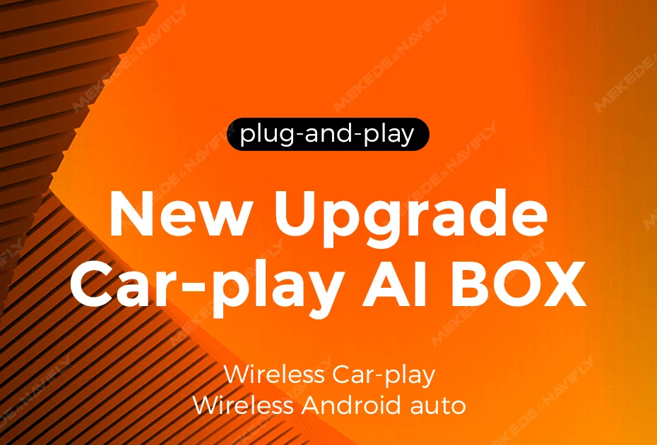 (Eu stock) navifly neue drahtlose Carplay Android Auto Adapter intelligente Mini-Box Plug-and-Play-WLAN schnell verbinden tf universal