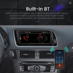 Alternative view of Android14 Autoradio 8,8 Zoll für Audi Q5 5,0-8 Core BT GPS DSP Multimedia Wireless Carplay Auto