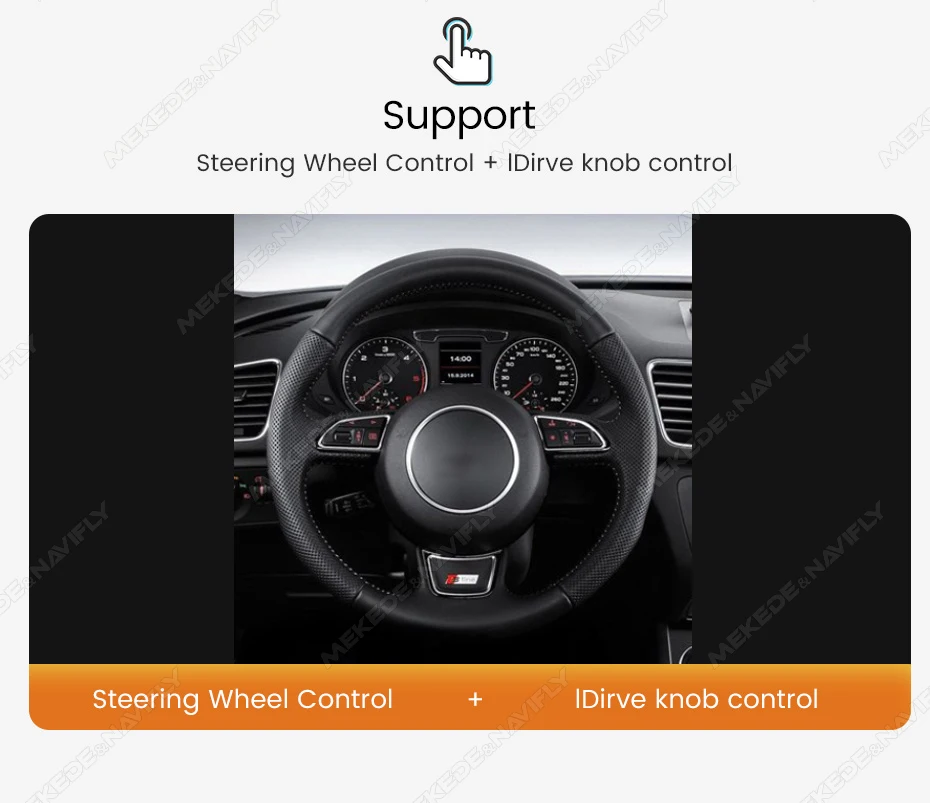 MEKEDE Drahtlose CarPlay Für Audi A1 Q3 A4 A5 Q5 MMI 2G Android Auto Spiegel Link Original Kamera GPS Navigation Video Spielen Idirve