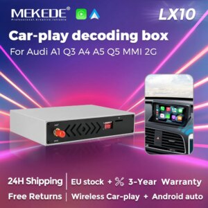 Drahtlose CarPlay Für Audi A1 Q3 A4 A5 Q5 MMI 2G Android Auto Spiegel GPS Navigation