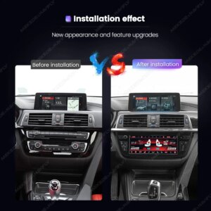 Alternative view of 8,8-Zoll-Klimaanlagenbildschirm für BMW 2er, 3er, 4er Serie, M3, M4 2013-2019, LCD-Digitalanzeige, Sprachsteuerung, Klimaanlagenregulierung