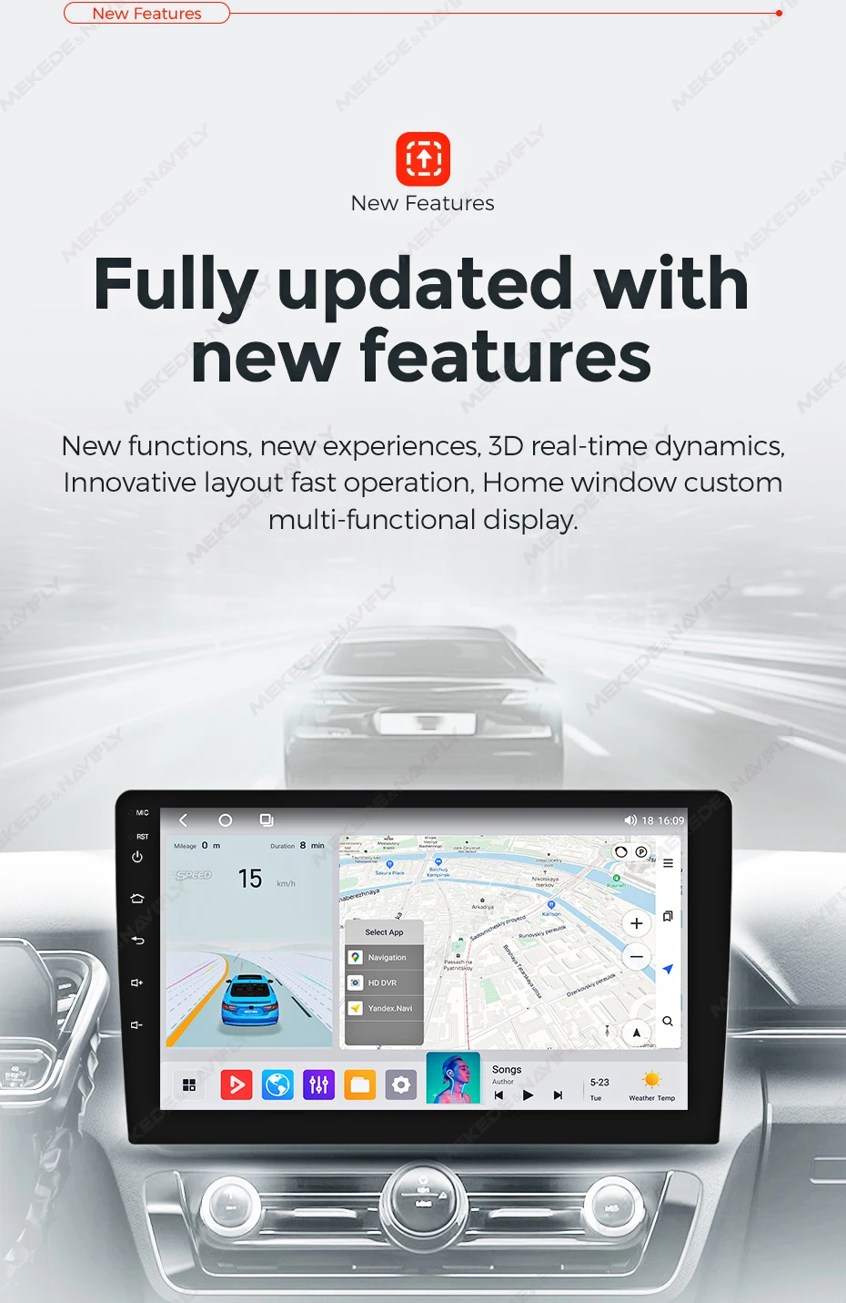 MEKEDE 9 Zoll 8-Kern Android Intelligentes System Autoradio für Seat Ibiza 6j 2009 - 2013 Wireless Carplay Auto GPS Navigation RDS DSP