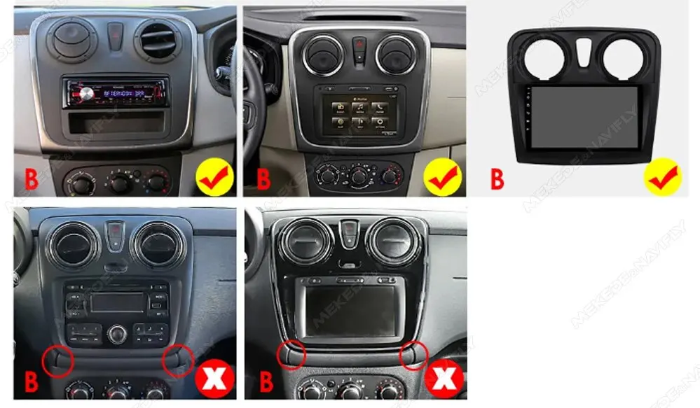 MEKEDE M7 2000*1200 2K Android 14 Autoradio Multimedia-Videoplayer für Renault Logan 2 Sandero 2 2012-2019 2Din GPS-Navigation