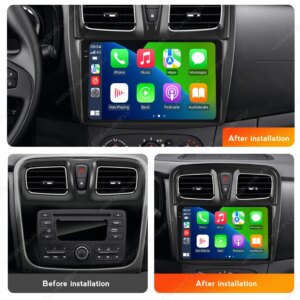 Alternative view of Android 14 Autoradio Multimedia für Renault Logan 2 Sandero 2 2012-2019 2Din GPS-Navigation