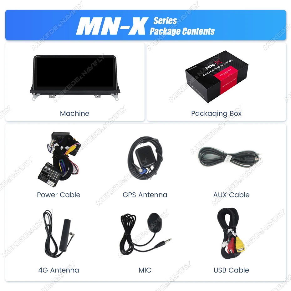 MEKEDE 10,25 Zoll 8-Kern Wireless Carplay Android Auto für BMW X5 E70 X6 E71 2007-2014 4G LTE WiFi GPS DSP Autoradio All-in-One