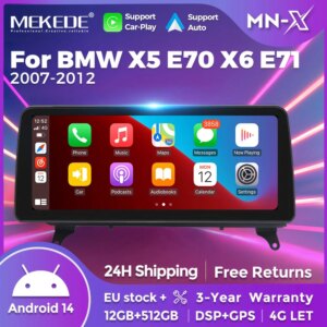 Android Autoradio für BMW X5 E70 X6 E71 2007-2014 4G LTE WiFi GPS DSP