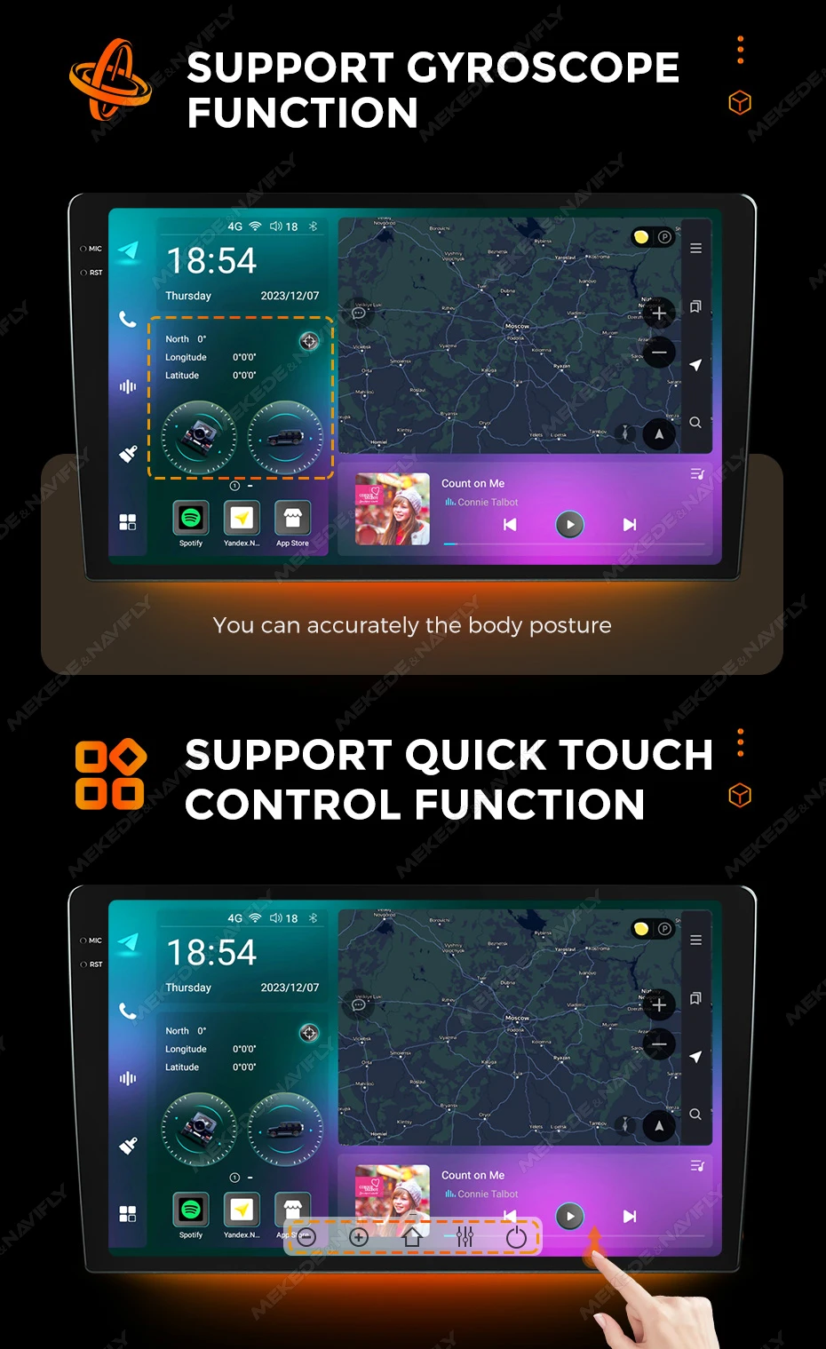 MEKEDE Android 14 CarPlay Auto-Navigationssystem GPS-Radio für Seat Ibiza 2009-2013 Video-Player Stereo Autoradio Intelligentes System 4G