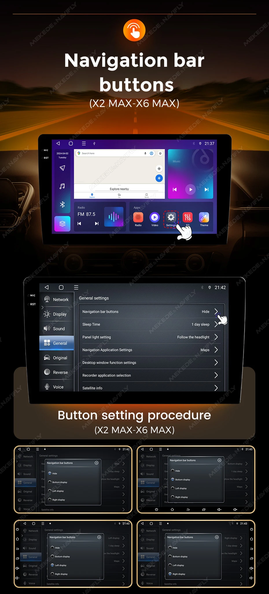 MEKEDE Android 14 CarPlay Auto-Navigationssystem GPS-Radio für Seat Ibiza 2009-2013 Video-Player Stereo Autoradio Intelligentes System 4G