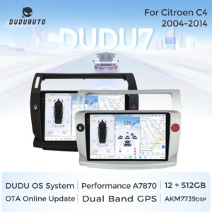 Android Autoradio Citroen C4 C-Triomphe  2004-2009 DSP RDS GPS CarPlay Android Auto