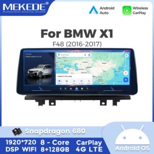 Android Autoradio für BMW X1 F48 X2 F49 2016-2017 NBT/EVO GPS-Navigation Dual BT DSP