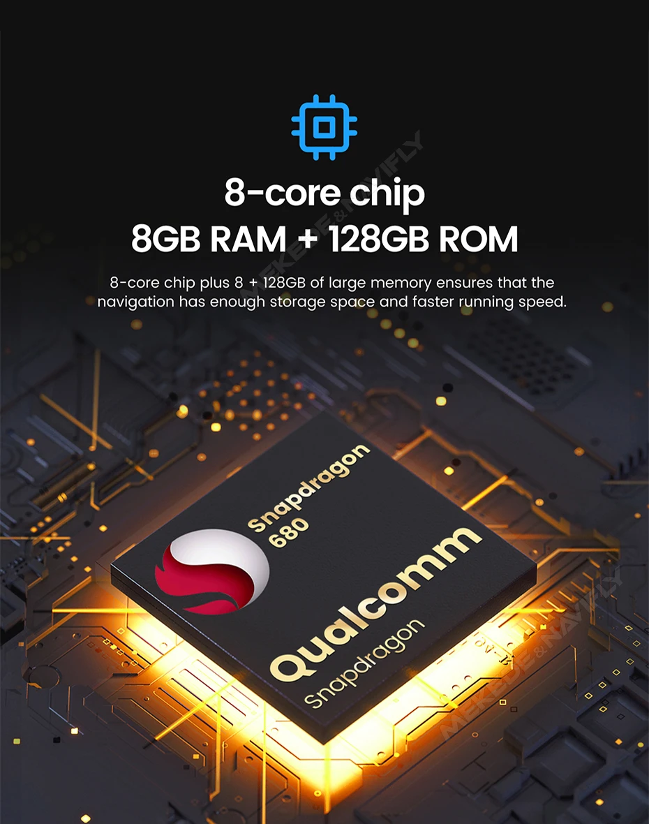 MEKEDE 128GB Snapdragon 680 Wireless Carplay Auto für BMW X1 F48 X2 F49 2016-2017 NBT/EVO Autoradio GPS-Navigation Dual BT DSP