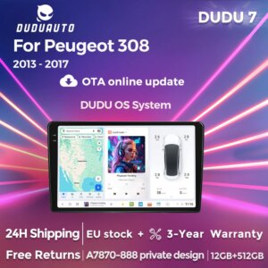 Android Autoradio Für Peugeot 308 2013-2017 GPS Navi BT DSP RDS FM Radio