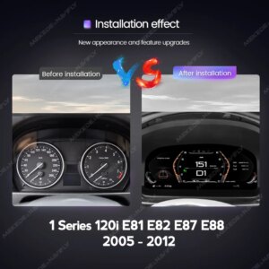 Alternative view of 11-Zoll- 1920 * 720 LCD-Dashboard-Panel für BMW 1er E81 E82 E87 E88 2006 -2015 Digital