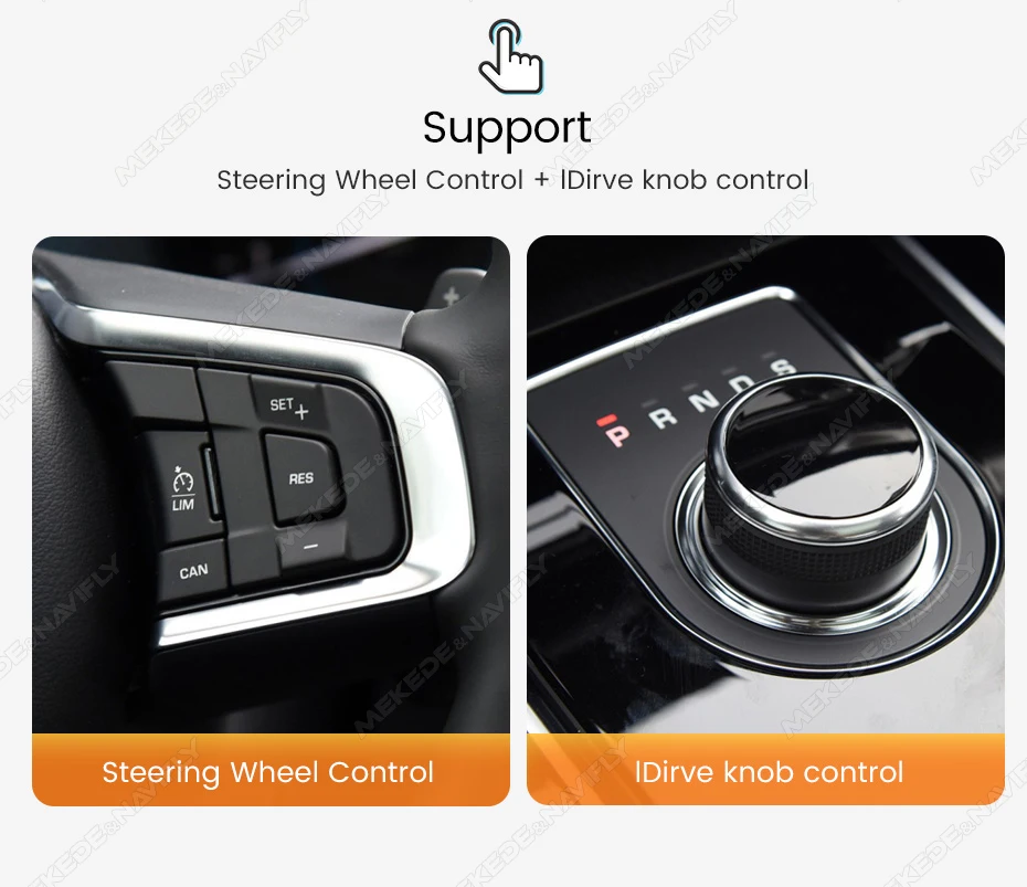 MEKEDE Drahtlose Carplay BOX Für Land Rover Jaguar Range Rover Evoque Discovery GPS Spiegel Link Sir Sprachsteuerung Android Auto