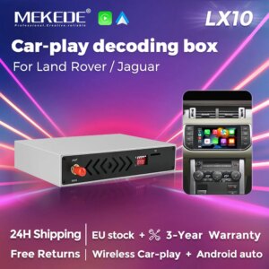 Drahtlose Carplay BOX Für Land Rover Jaguar Range Rover Evoque Discovery GPS Spiegel Link Sir Sprachsteuerung Android Auto
