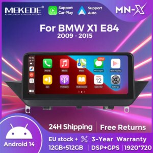 Android 14 Autoradio Für BMW X1 E84 2009-2015 Auto Multimedia Intelligente Systeme GPS Navi DSP 4G BT